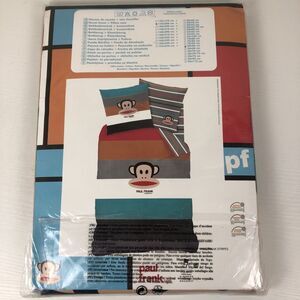 TWIN/SINGLE Paul Frank Duvet Cover Pillow Case Set Bring Julius Home - NEW Y2K